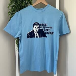 The Office Michael Scott Blue Graphic Tee Women’s Medium